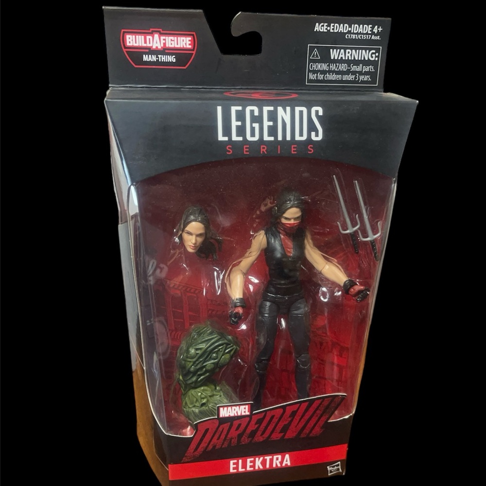 2017 Marvel Legends BAF Man-Thing Series ELEKTRA 6” Daredevil Action Figure